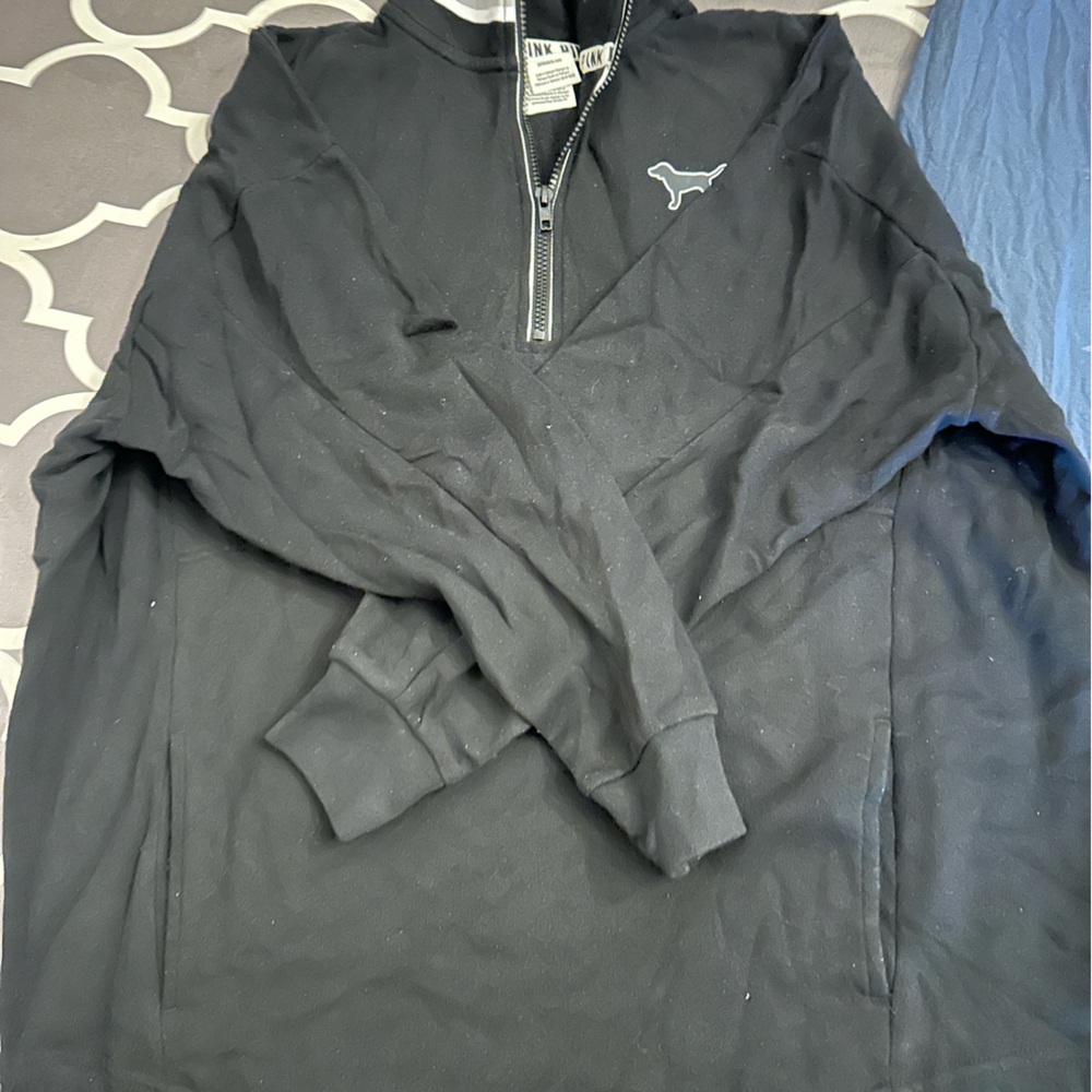 Victoria Secret PINK half zip collared pullover.